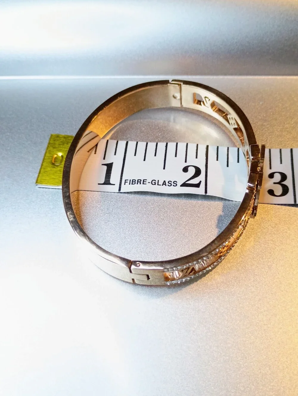 New Rose Gold-Tone Cutout Bangle